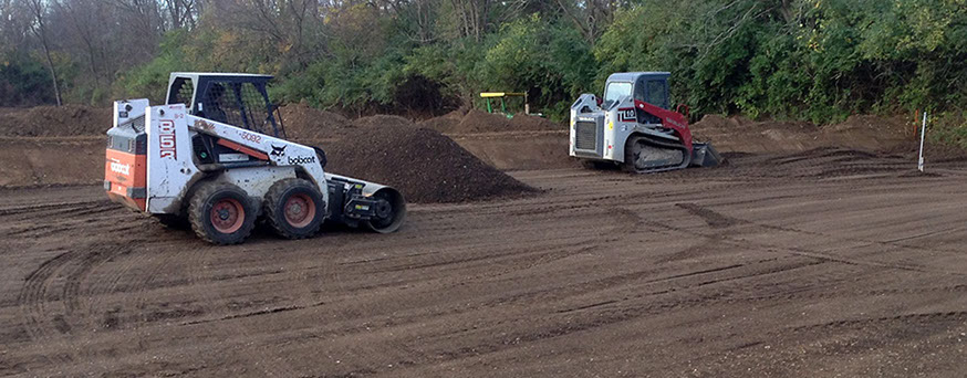 Concrete pad prep, Chillicothe IL