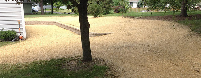 Landscape retainer wall, Mossville, IL